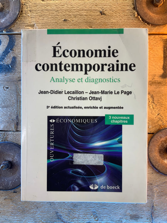 Économie contemporaine : analyse et diagnostics