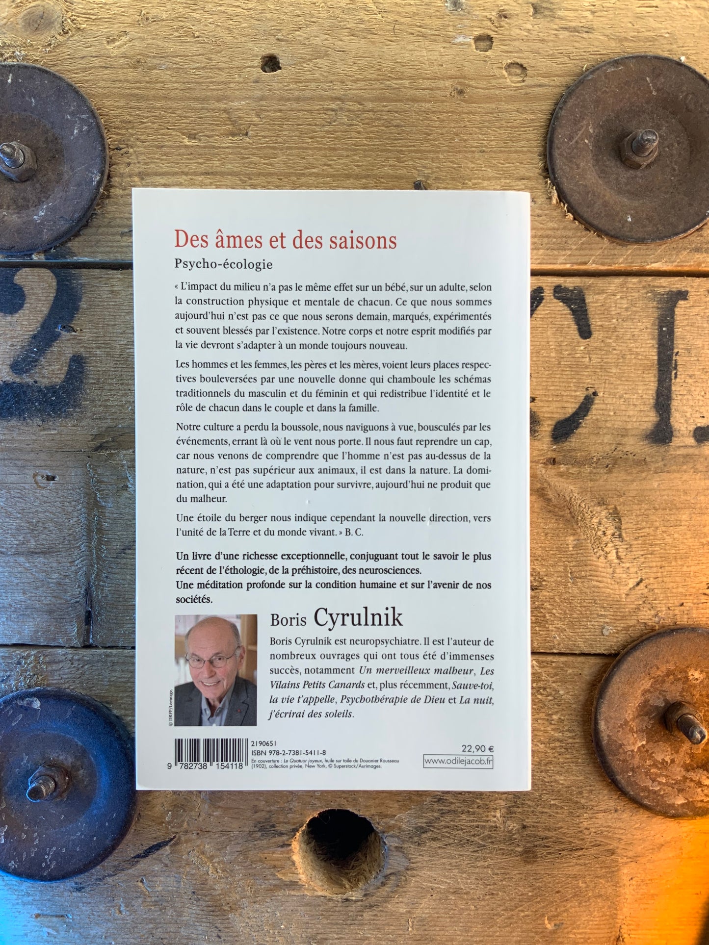 Des âmes et des saisons - Boris Cyrulnik