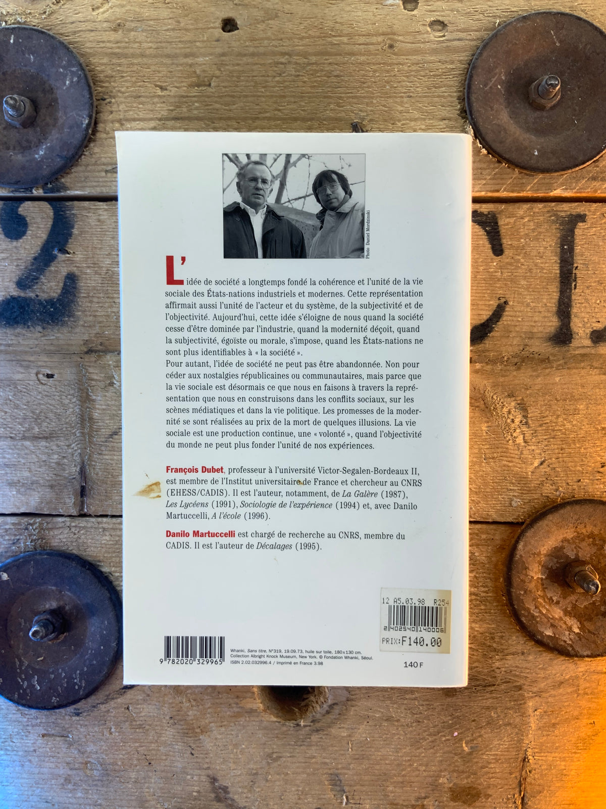 Dans quelle société vivons-nous ? - François Dubet et Danino Martuccelli