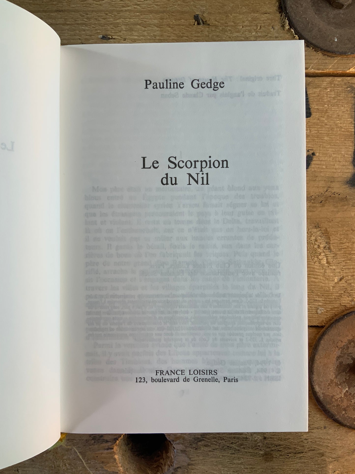 Le scorpion du nil - Pauline Cedge