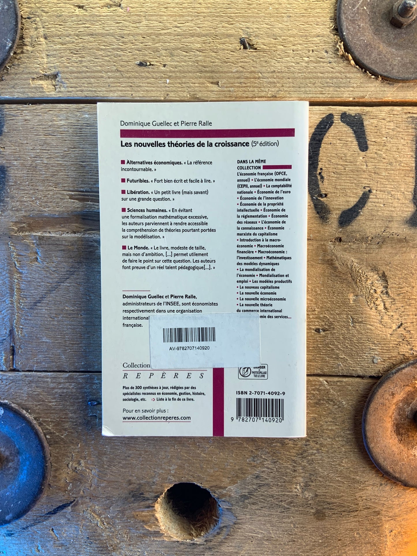 Les nouvelles théories de la croissance - Dominique Guellec et Pierre Ralle