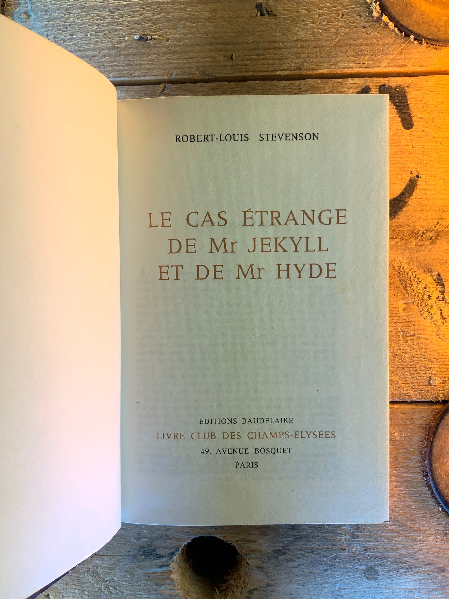 Le cas étrange de Mr Jekyl et de Mr Hyde - Robert-Louis Stevenson