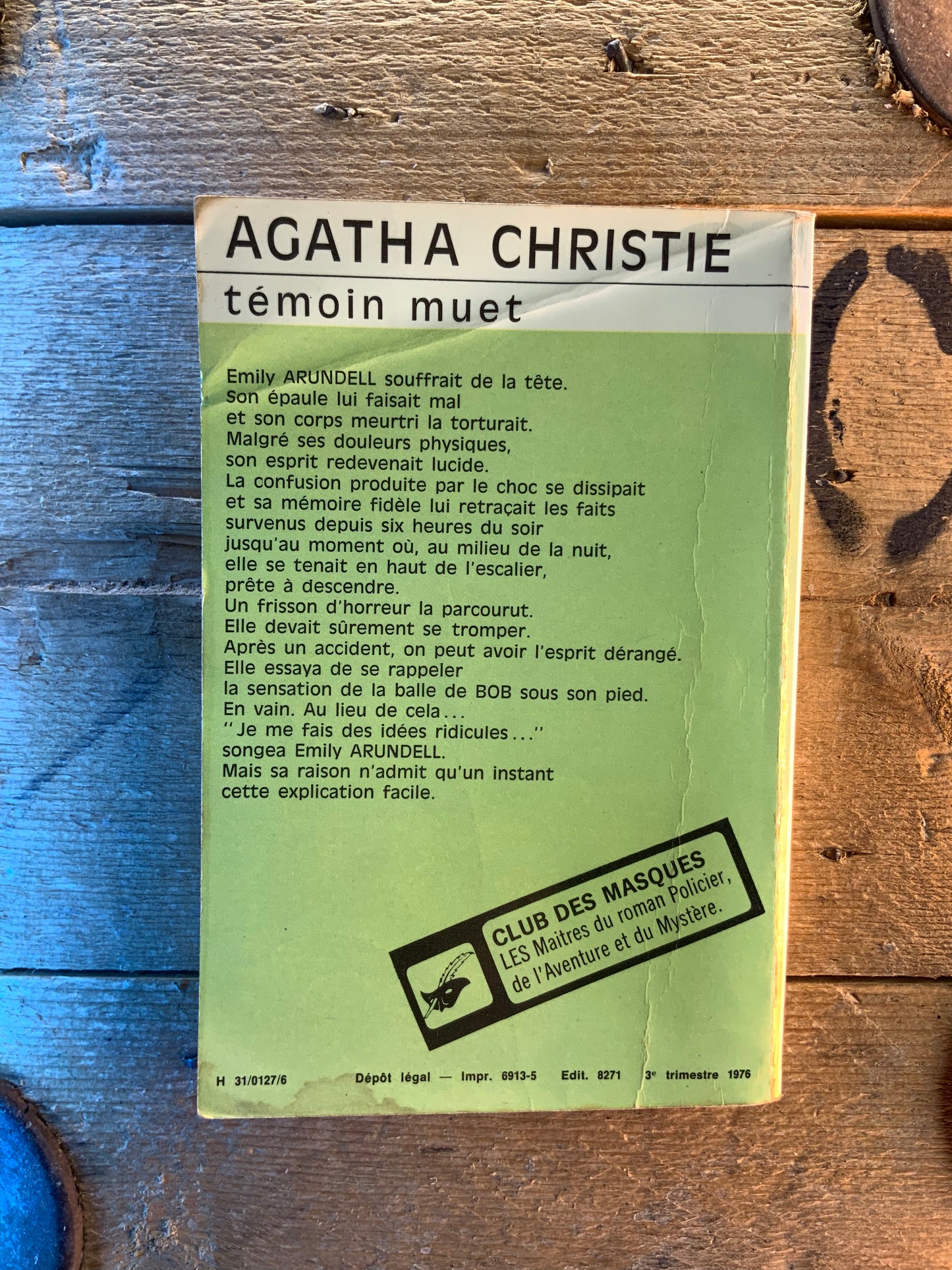 Témoin muet - Agatha Christie