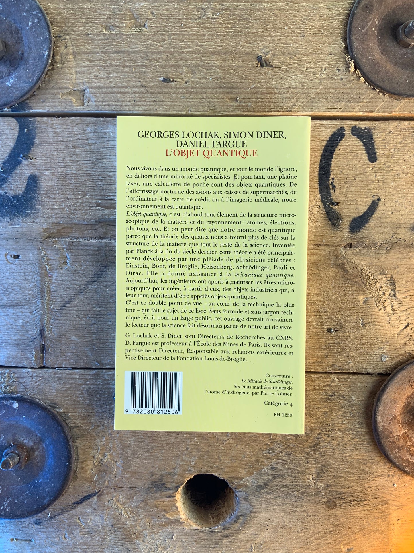 L’objet quantique - Lochak, Diner, Fargue
