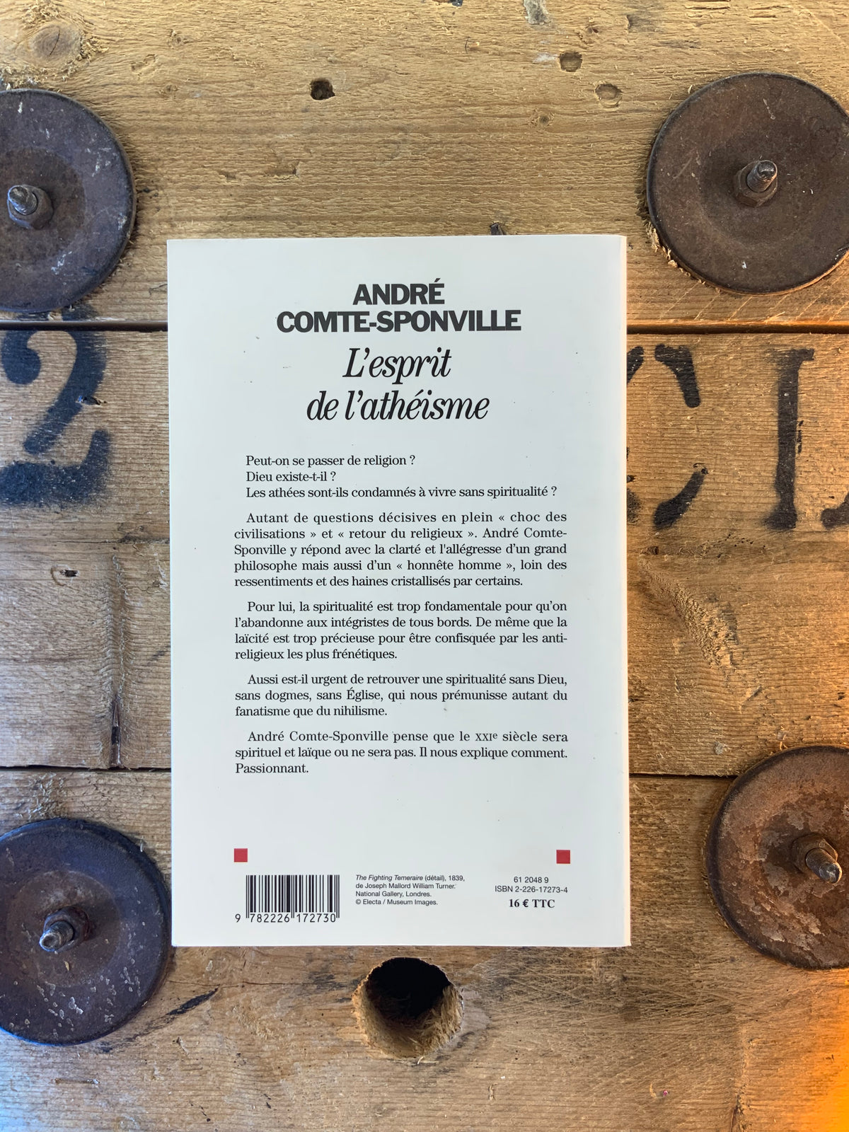 L’esprit de l’athéisme : introduction à une spiritualité sans Dieu - André Comte-Sponville