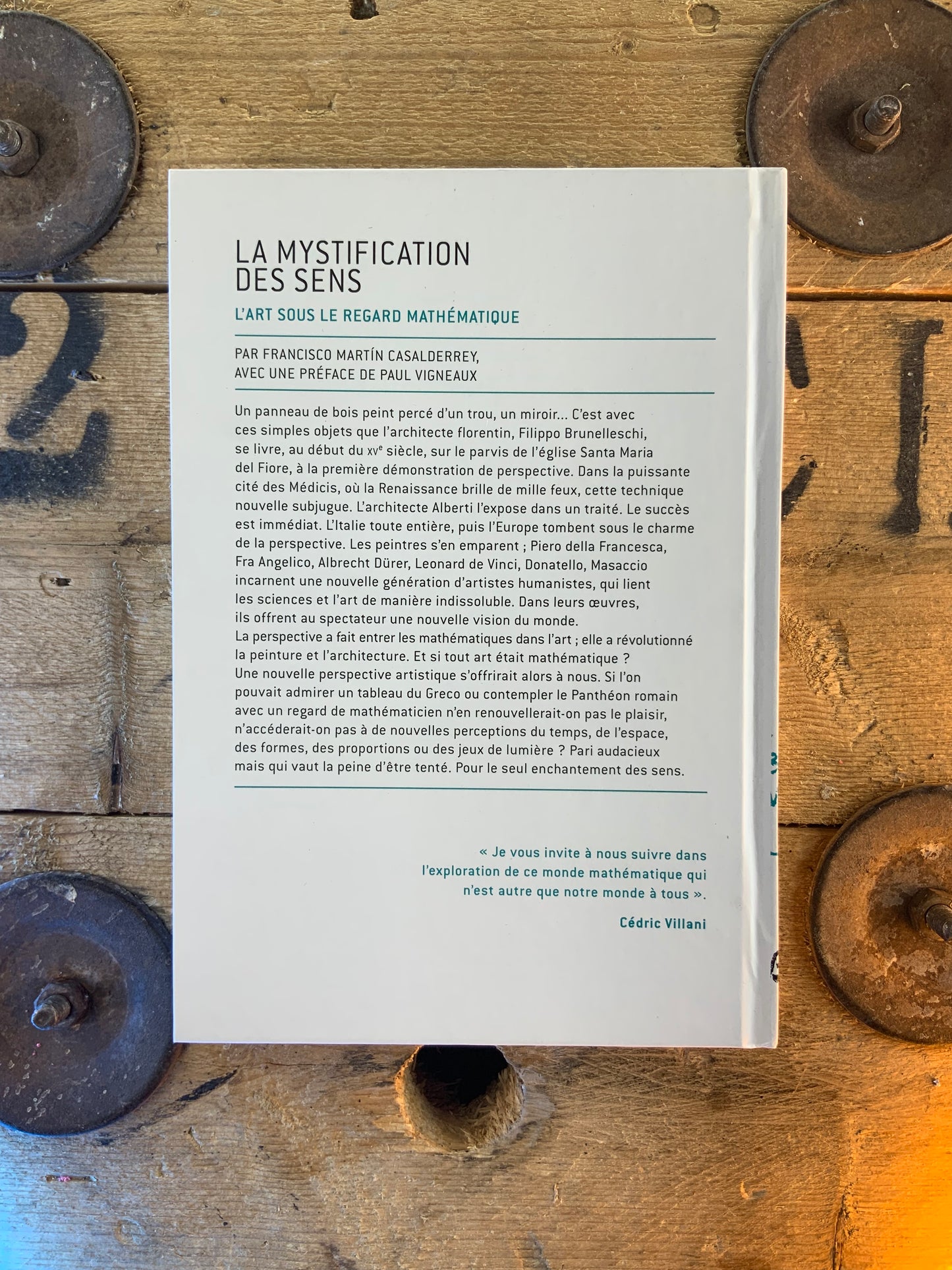 La mystification des sens : l’art sous le regard mathématique [ Collection Le Monde est Mathématique ]
