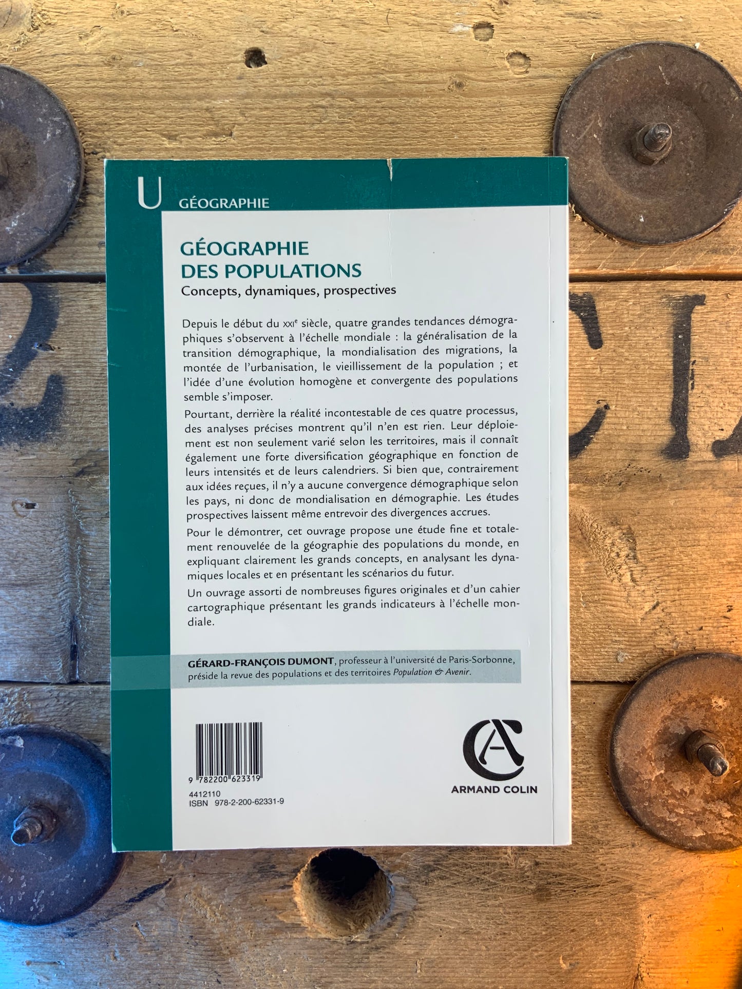 Géographie des populations : concepts, dynamiques, prospectives - Gérard-François Dumont