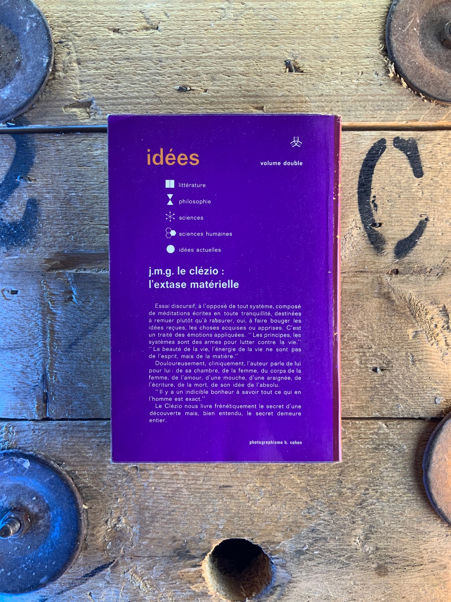 L’extase matérielle - J.M.G. Le Clézio