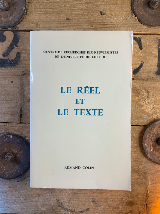 Le réel et le texte