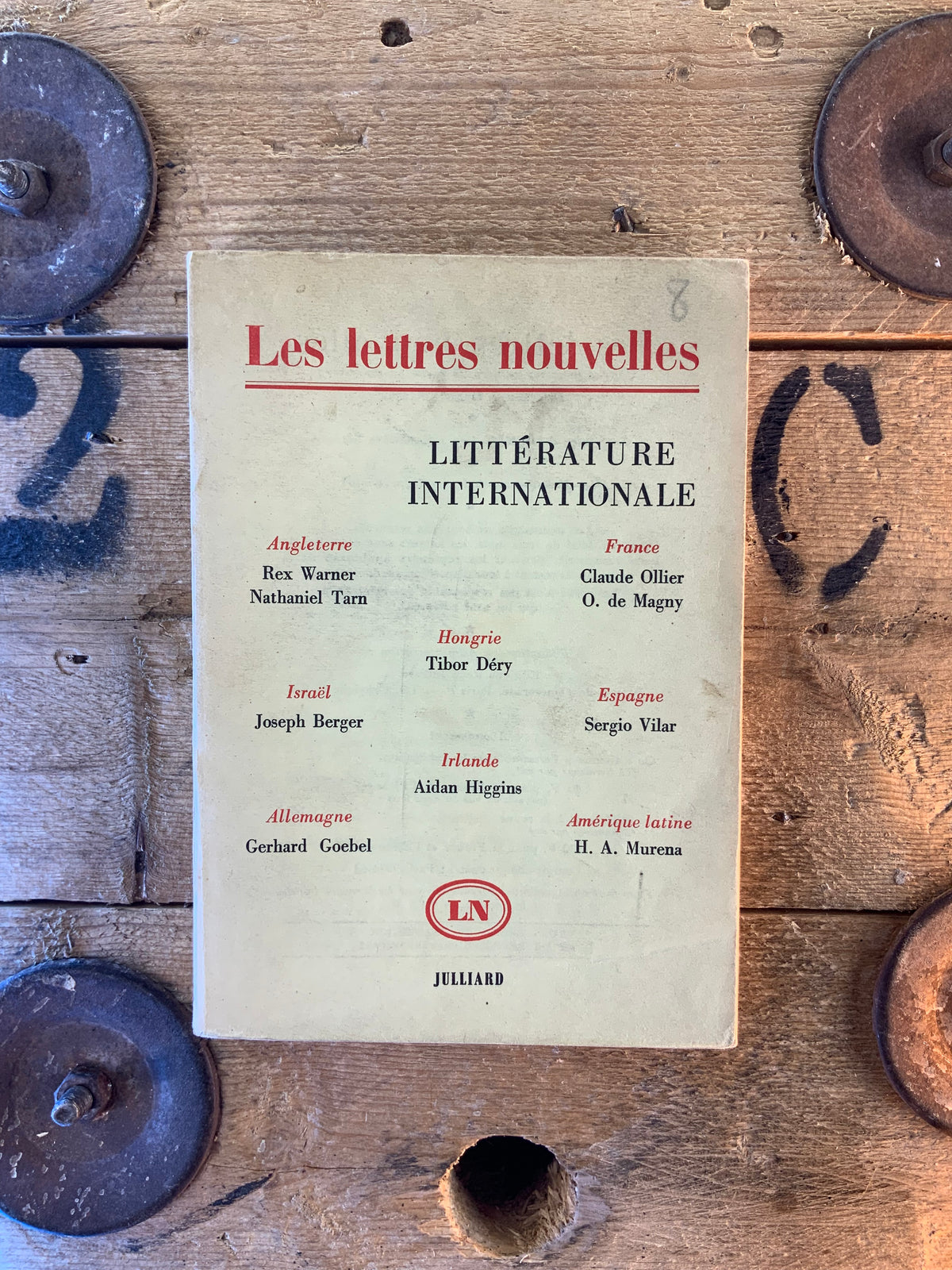 Littérature internationale  [ Les lettres nouvelles ] - Décembre-Janvier 1963-1964 - n° 41