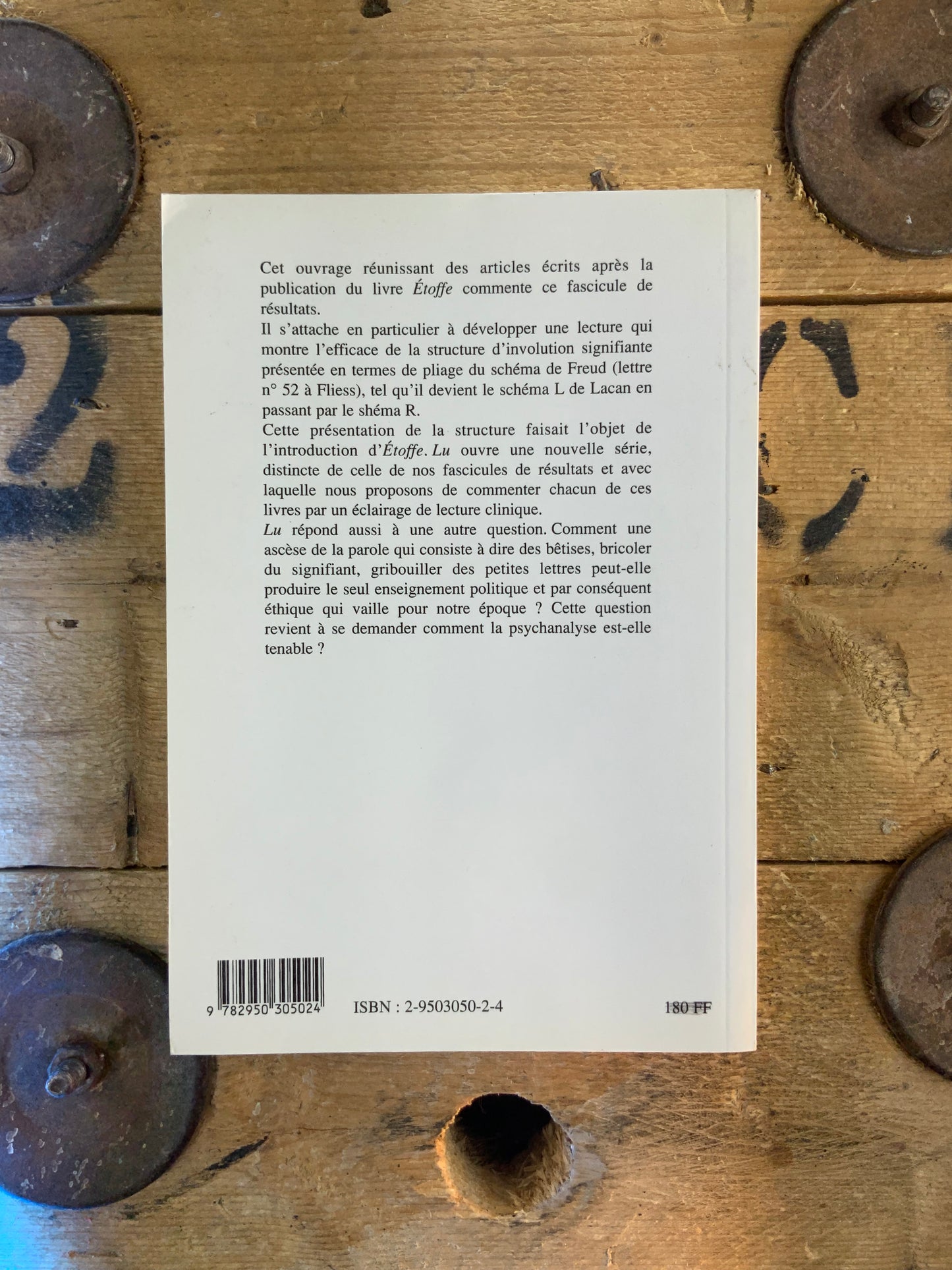 LU : Le pilage du schéma de Freud - Nicole Sottiaux, Jean-Michel Vappereau, Michel Bertheux,Guy-Robert Saint-Arnaud
