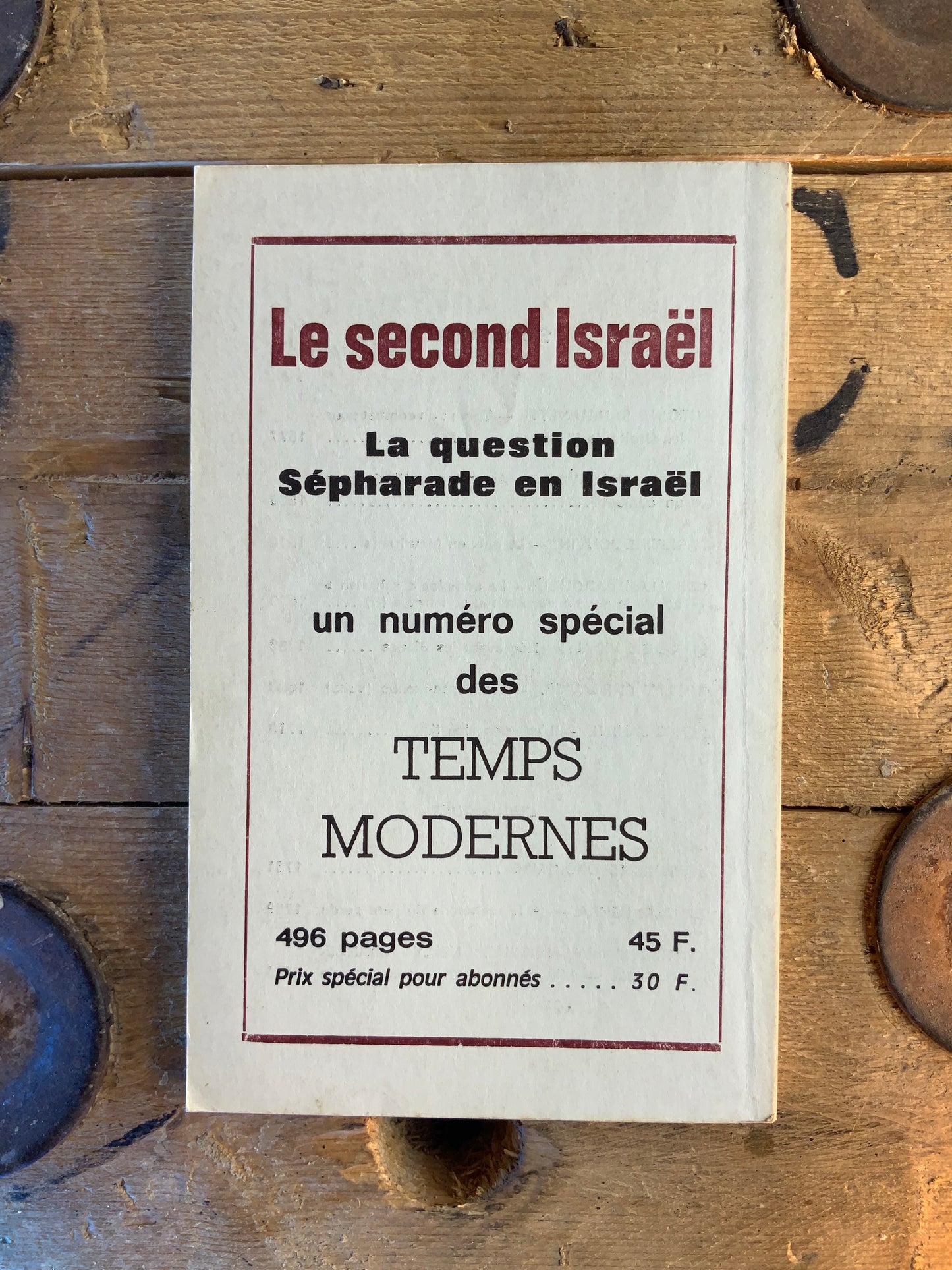 Les temps modernes numéro 404