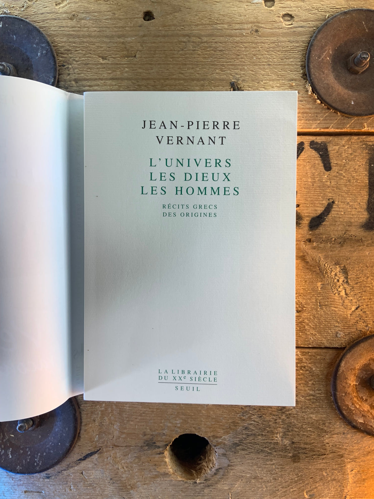 L’Univers des dieux et des hommes - Jean-Pierre Vernant
