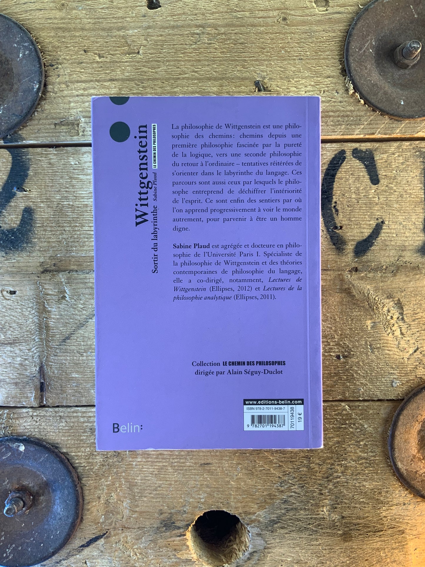 Wittgenstein : sortir du labyrinthe - Sabine Plaud