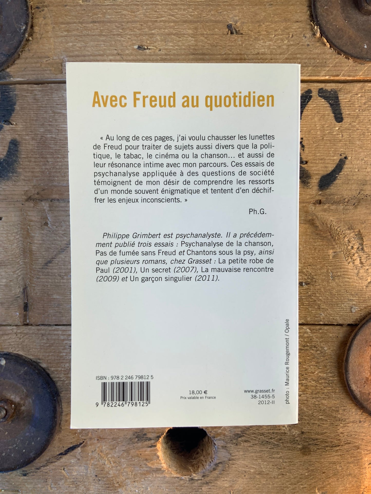 Avec Freud au quotidien : essais de psychanalyse appliquée - Philippe Grimbert