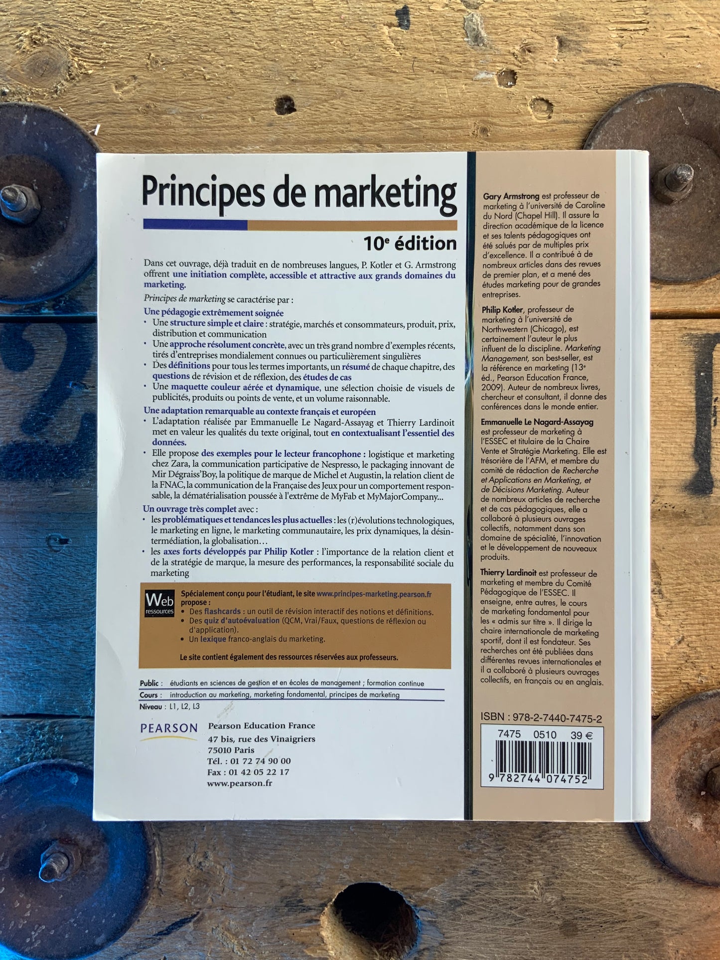 Principes de marketing - Guy Amstrong et Philip Kotler