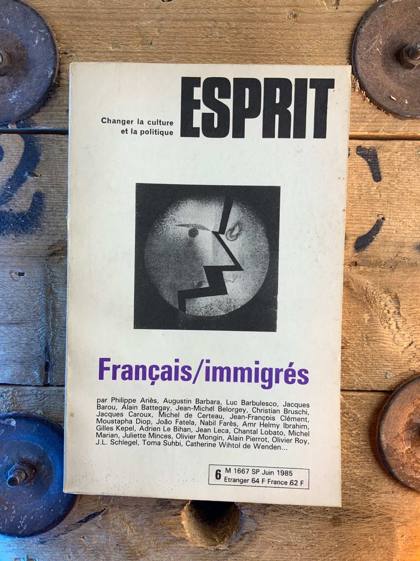 Français/immigrés [ Revue Esprit ] - Mars 1985 - n° 6