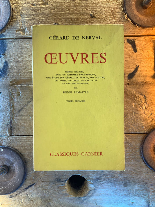 Œuvres - Gérard de Nerval