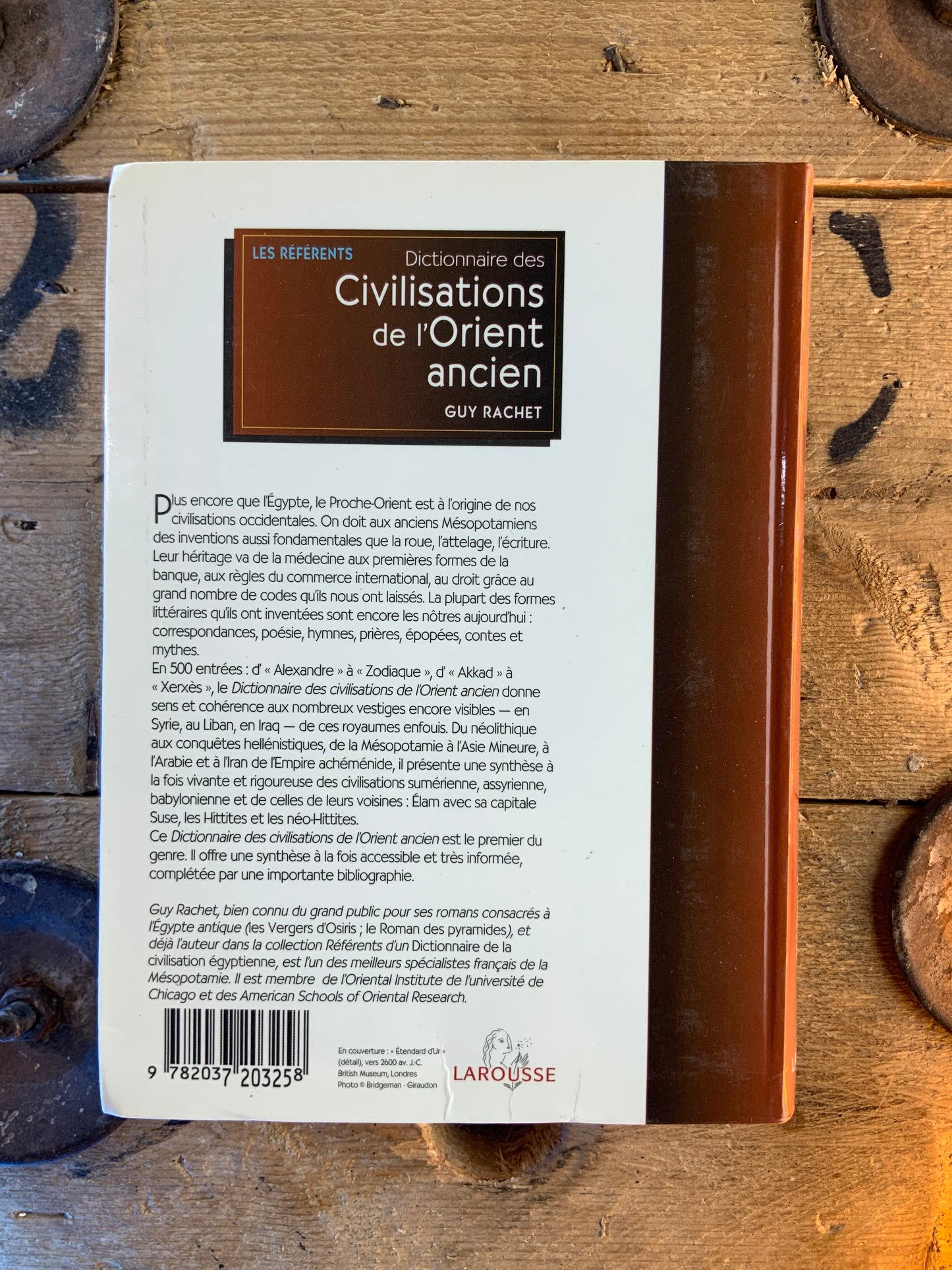 Dictionnaire des civilisations de l’Orient ancien - Guy Rachet