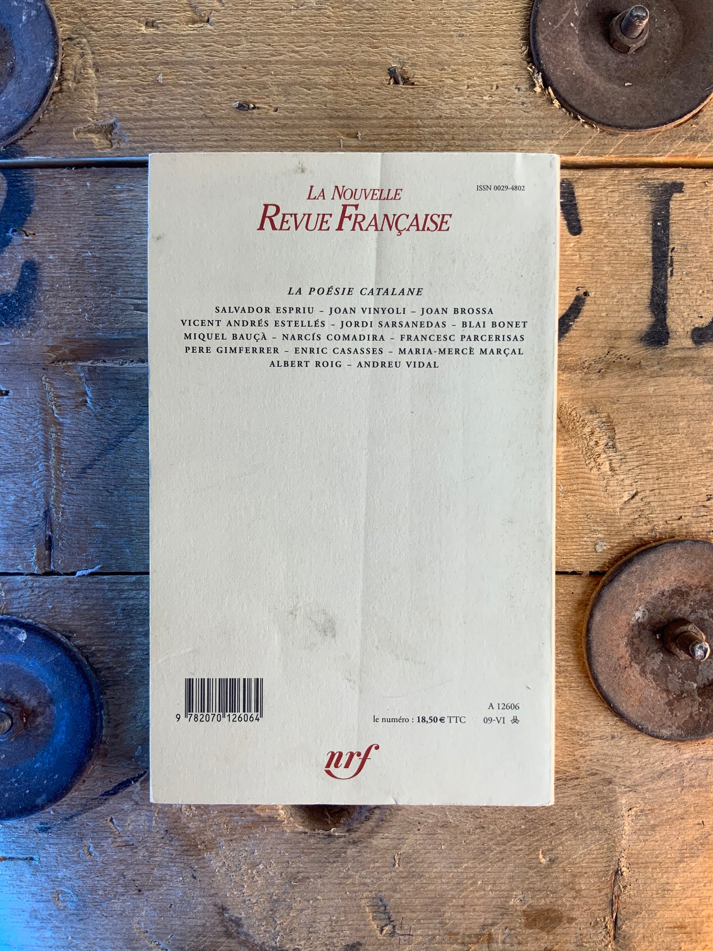 N.R.F numéro 590 [ La Nouvelle Revue Française ]