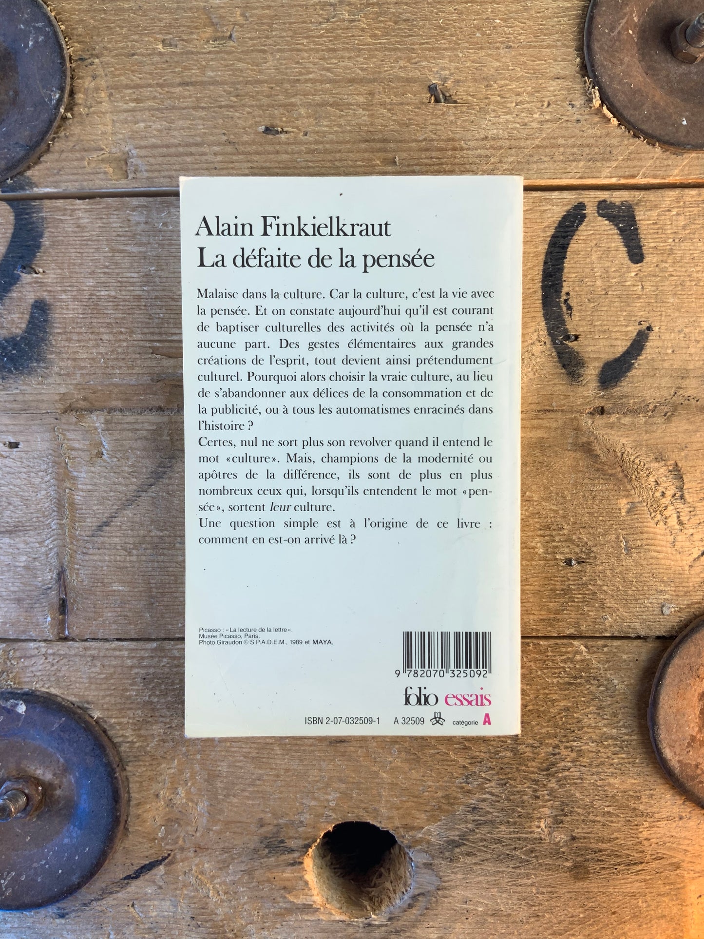 La défaite de la pensée - Alain Finkielkraut