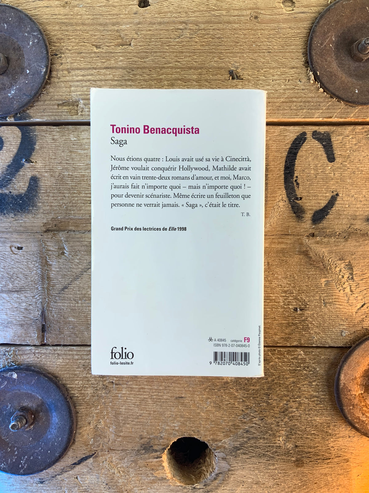 Saga - Tonino Benacquista