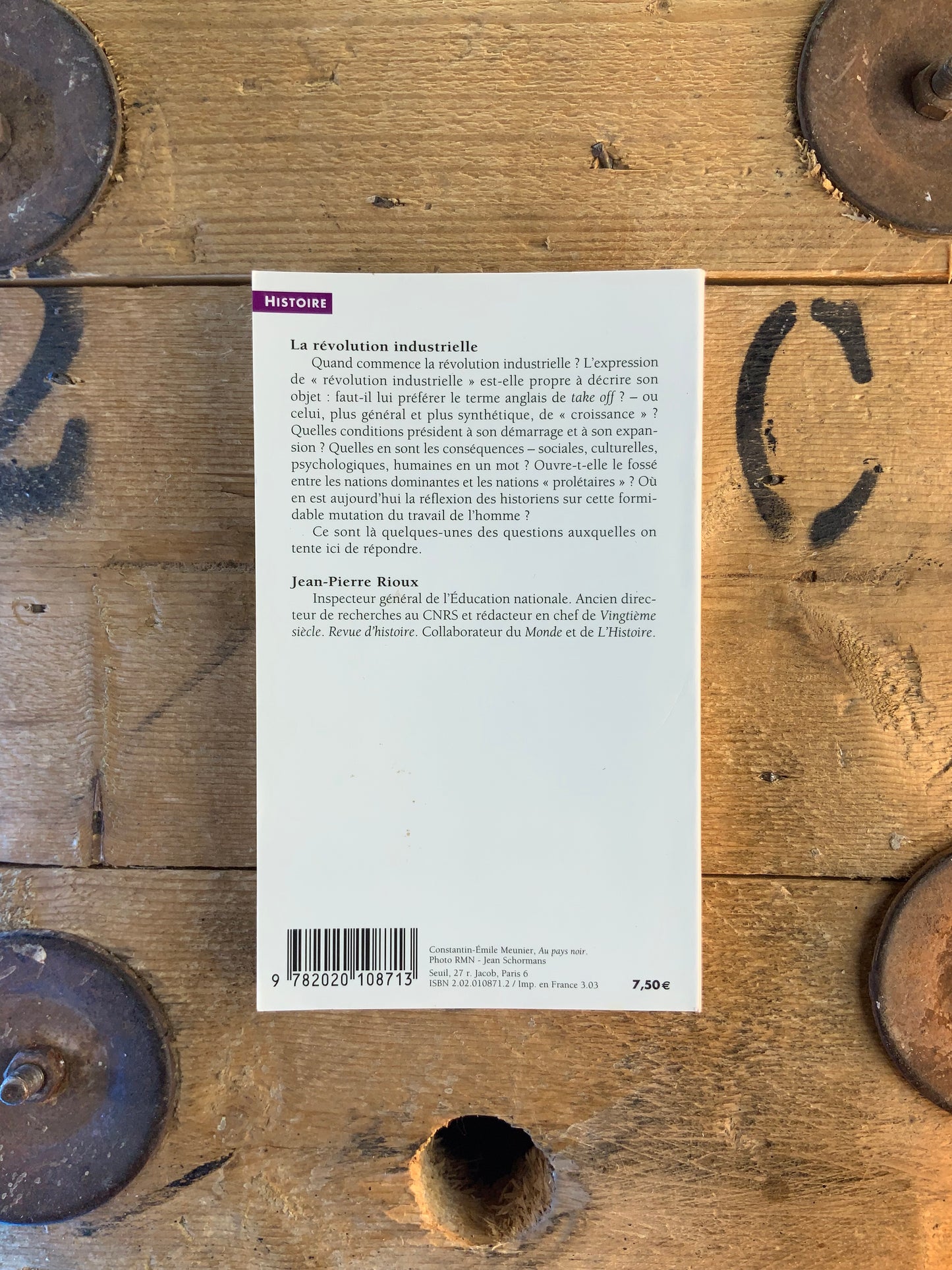 La révolution industrielle 1780-1880 - Jean-Pierre Rioux