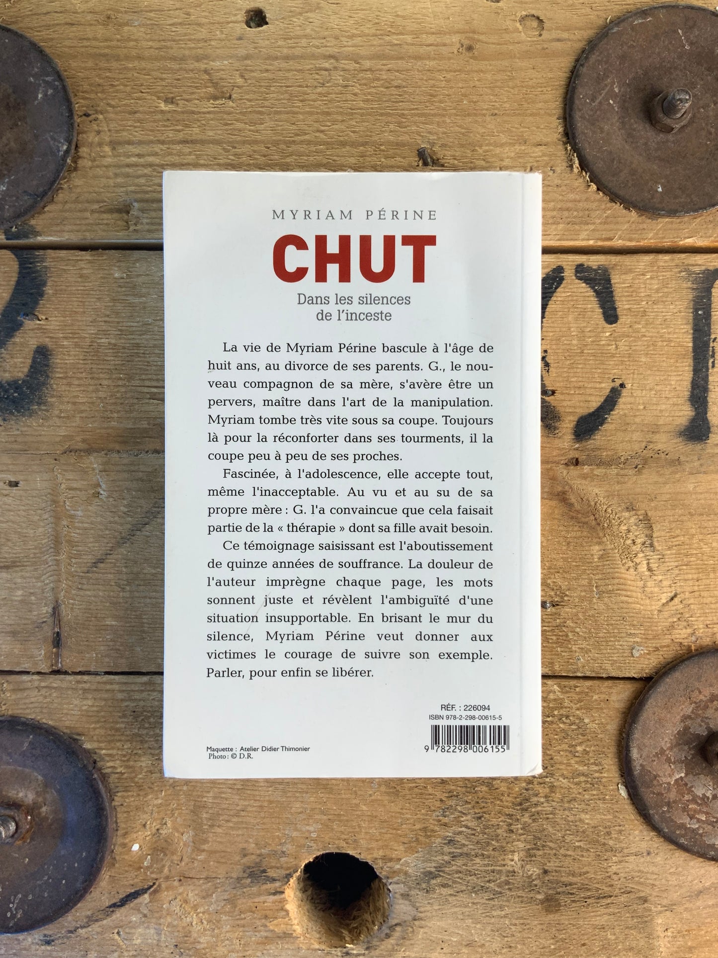 Chut : dans les silences de l’inceste - Myriam Périne