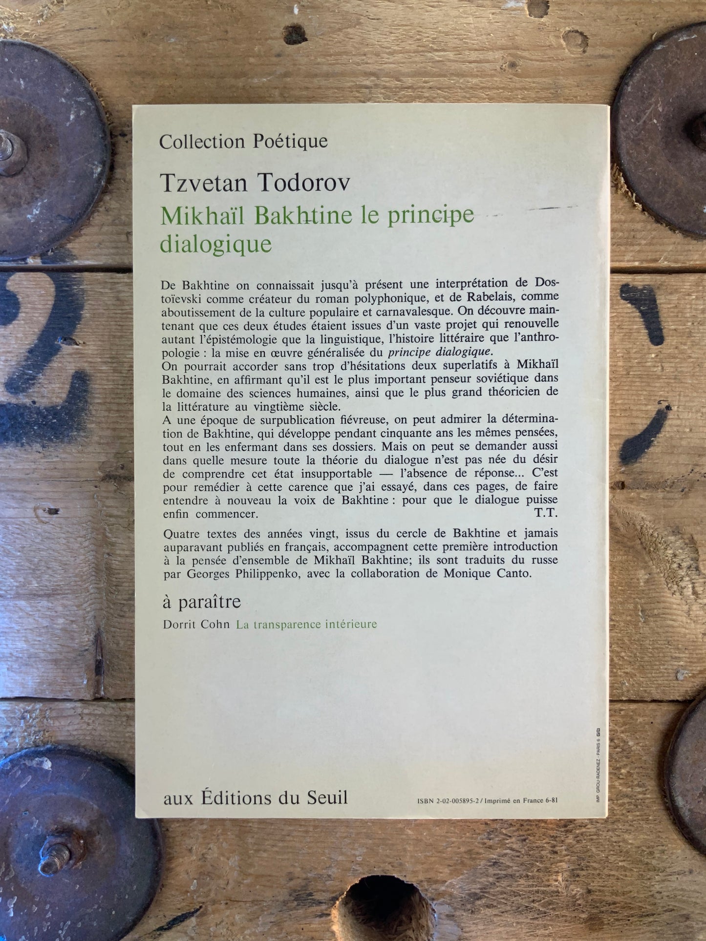 Eris Gans, naissance du moi lyrique | Linda Hutcheon, Ironie, satire, parodie …  [ Revue Poétique ] - Avril 1981 - n° 46