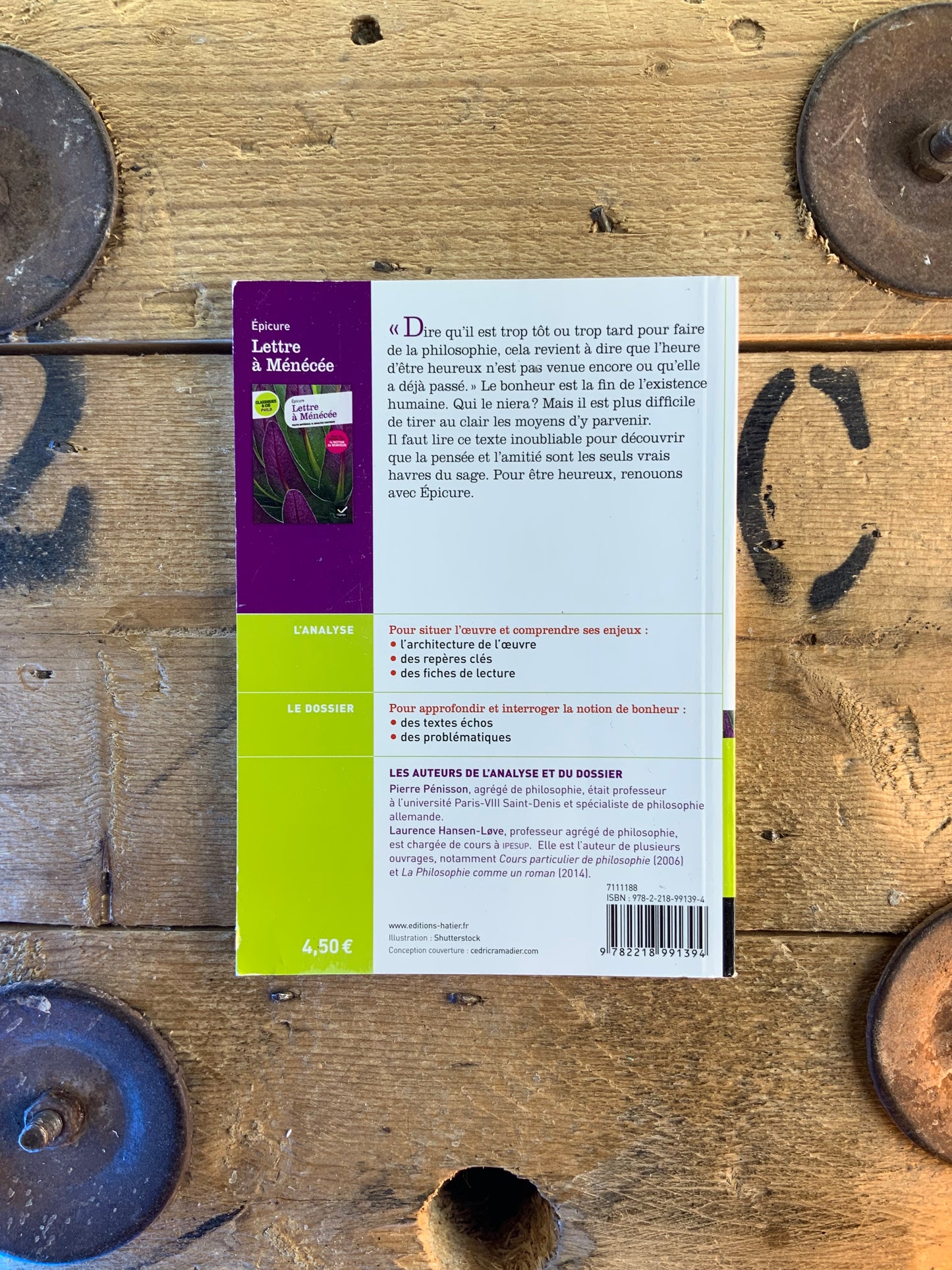 Lettre à Ménécée - Épicure