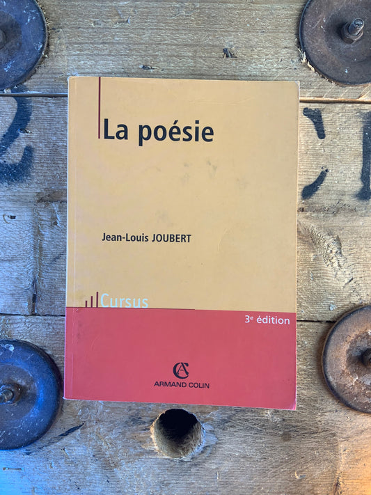 La poésie - Jean-Louis Joubert