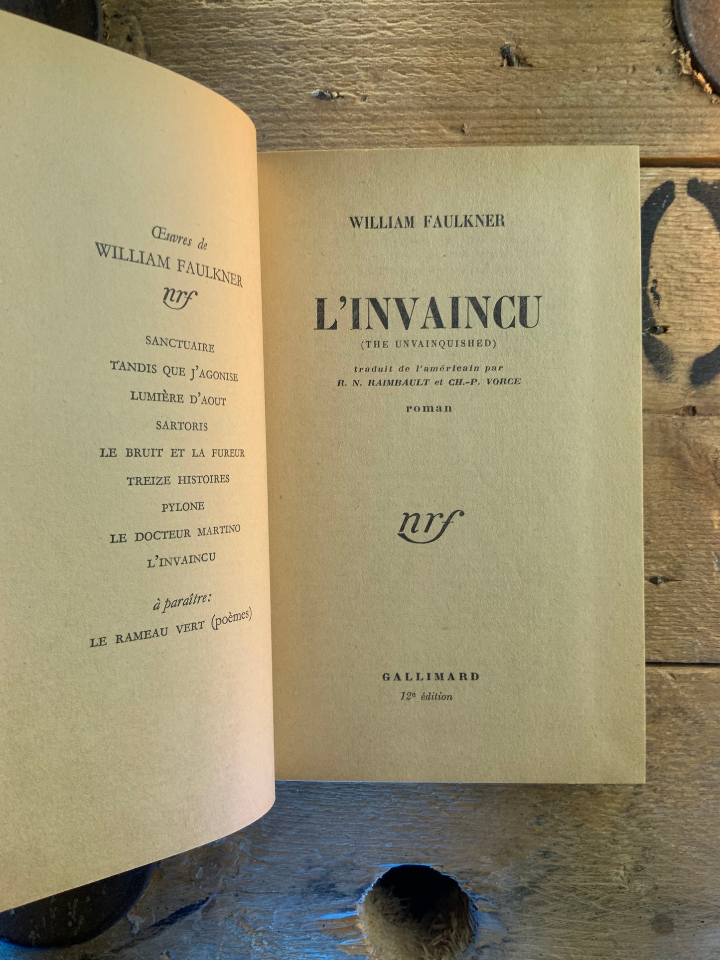 L’invaincu - William Faulkner