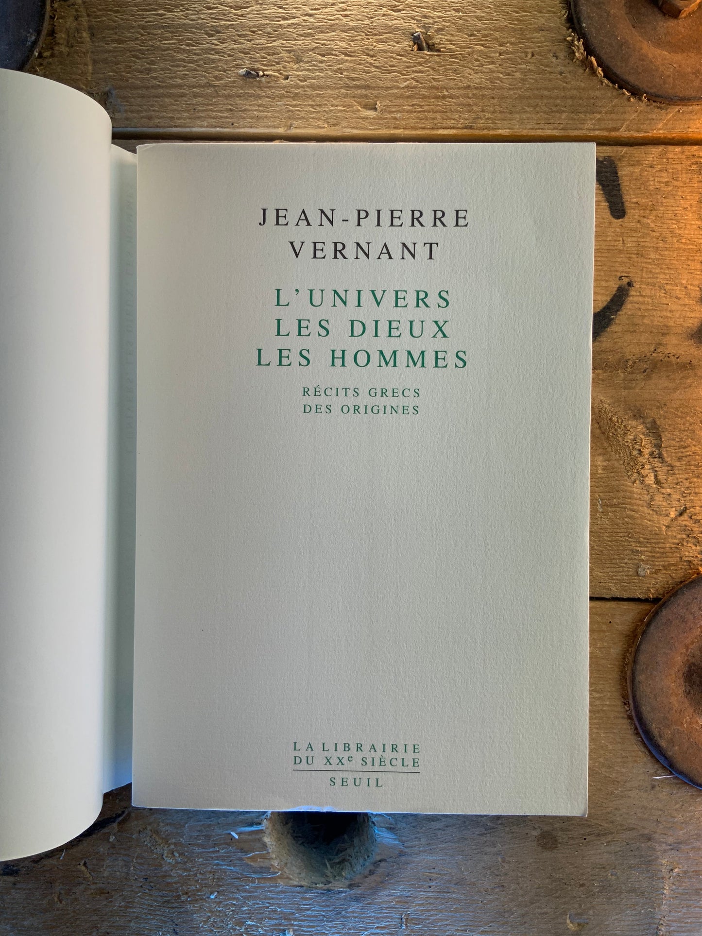 L’univers des dieux et des hommes - Jean-Pierre Vernant