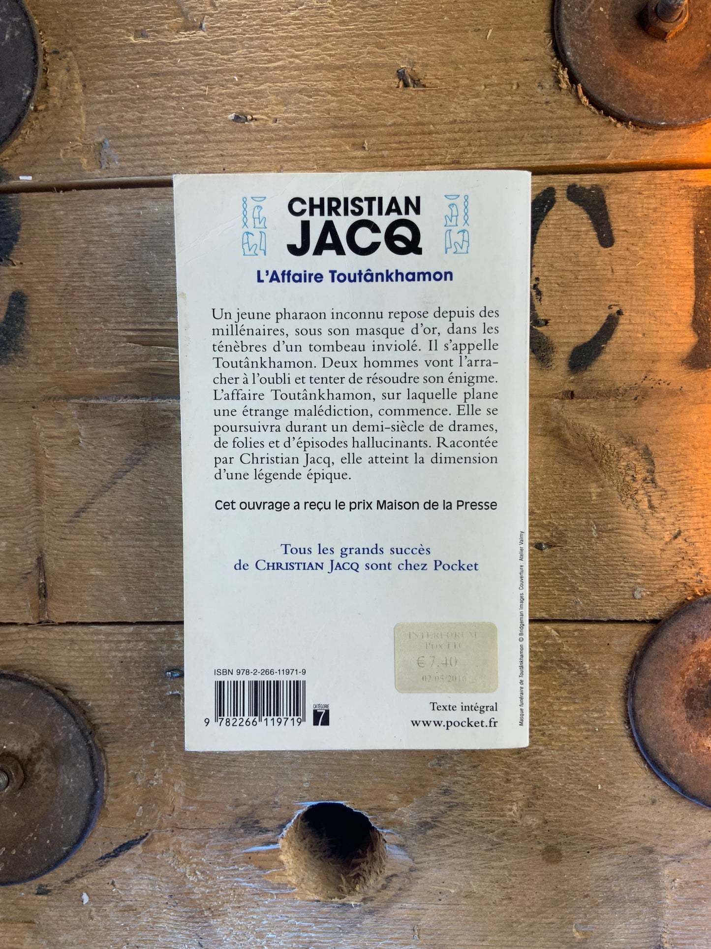 L’affaire Toutânkhamoun - Christian Jacq