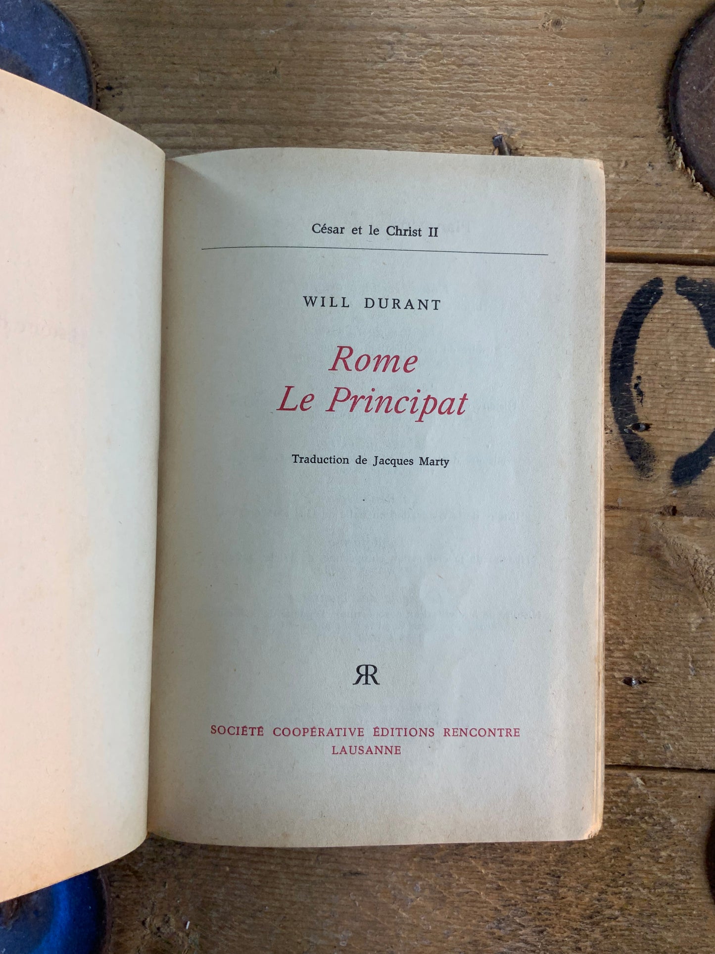 Rome . Le principat - Will Durant