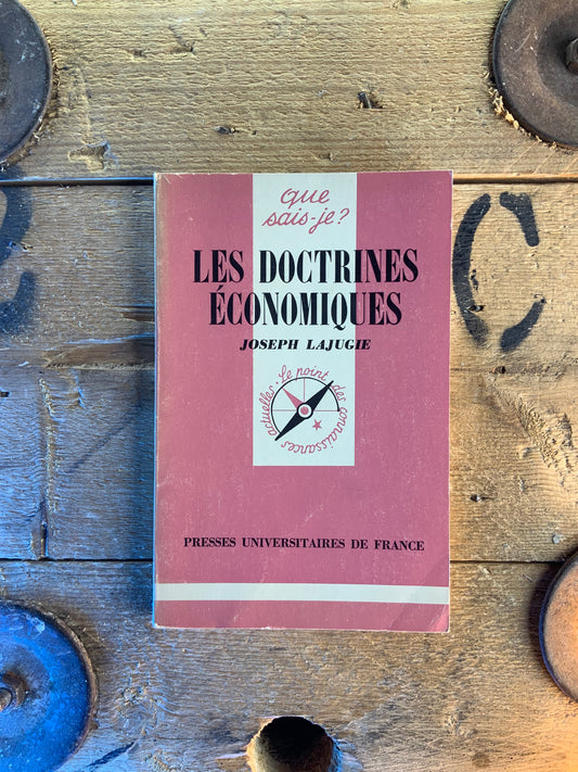 Les doctrines économiques - Joseph Lajugie
