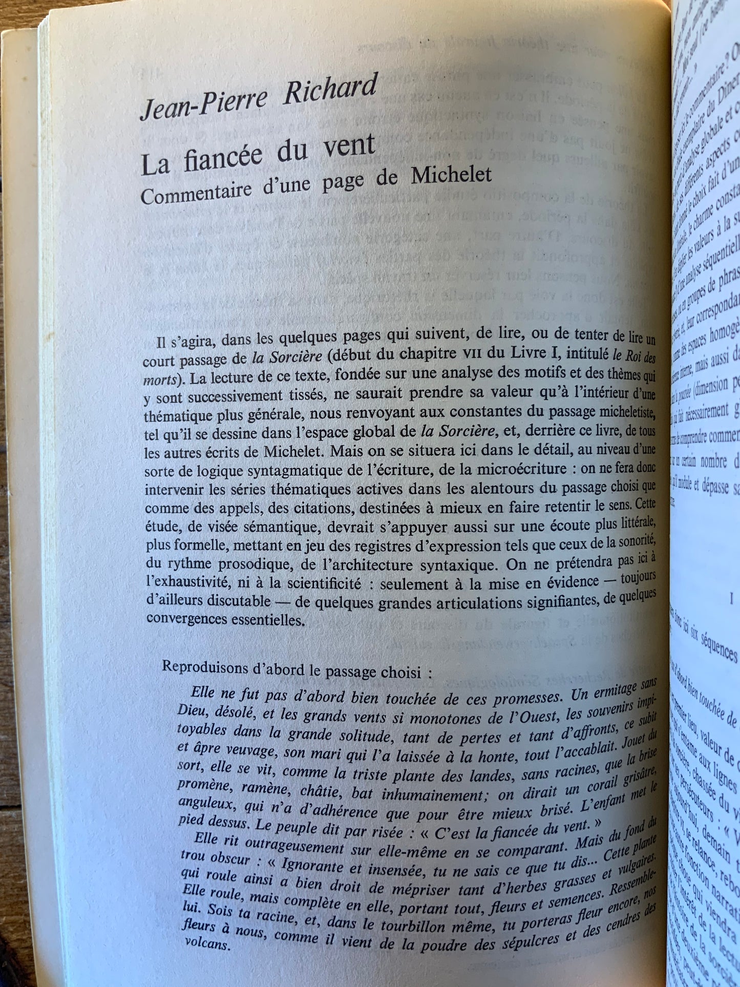 Esquisses pour une théorie figurale du discours - Jean-Louis Galay | La fiancée du vent - Jean-Pierre Richard…  [ Revue Poétique ] - 1974 - n° 20