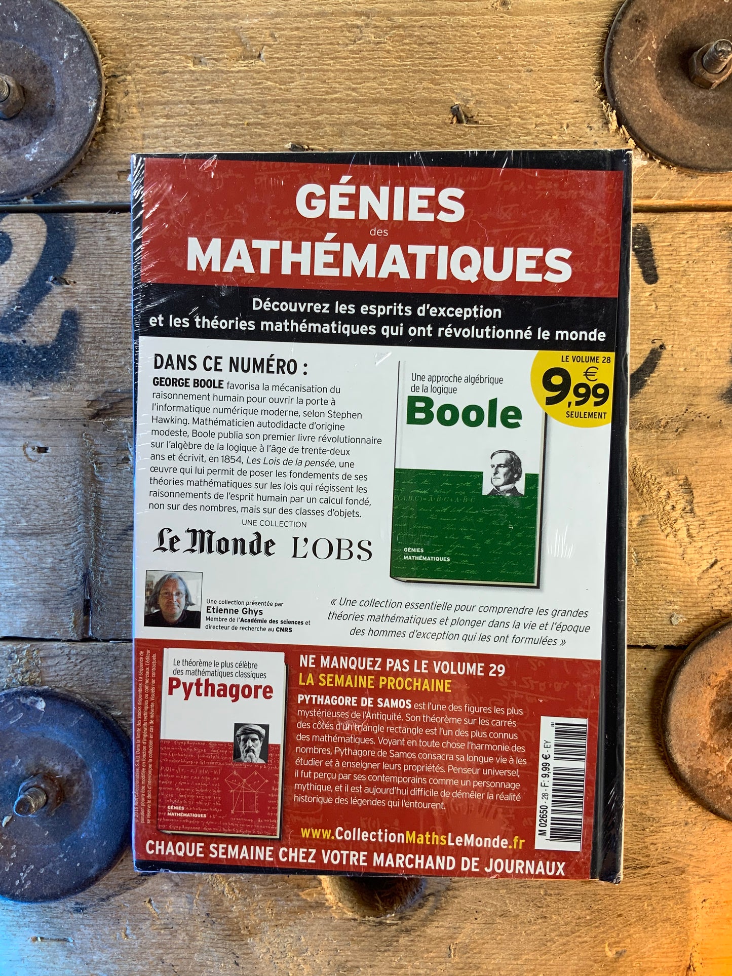 Boole : Une approche algébrique de la logique [ COLLECTION GÉNIES MATHÉMATIQUES ]