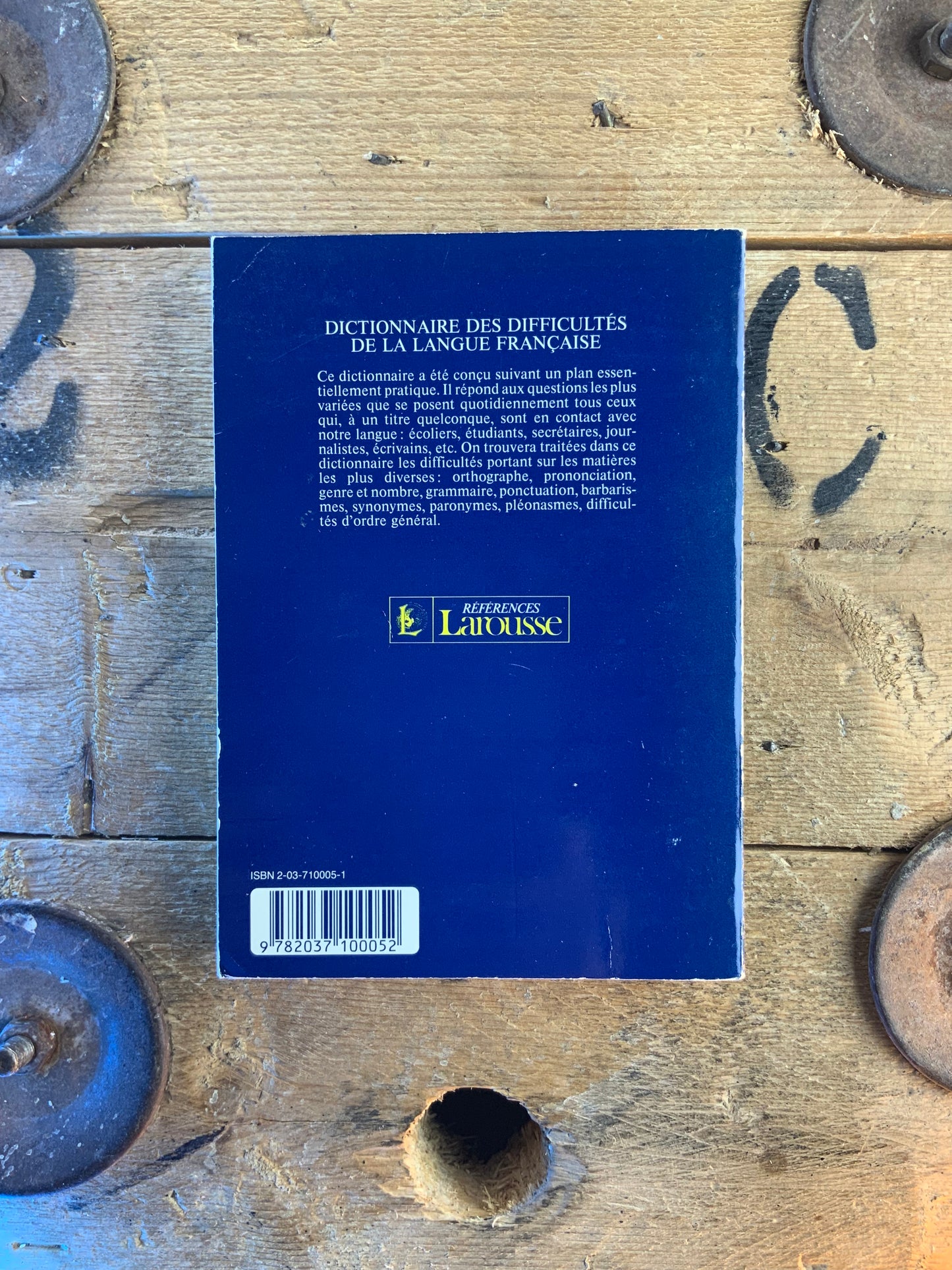 Dictionnaire de la langue française Difficultés