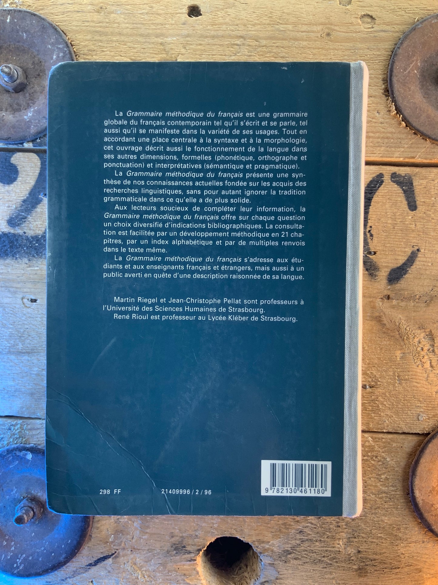 Grammaire méthodique du français - Martin Riegel, Jean-Christophe Pellat, René Rioul
