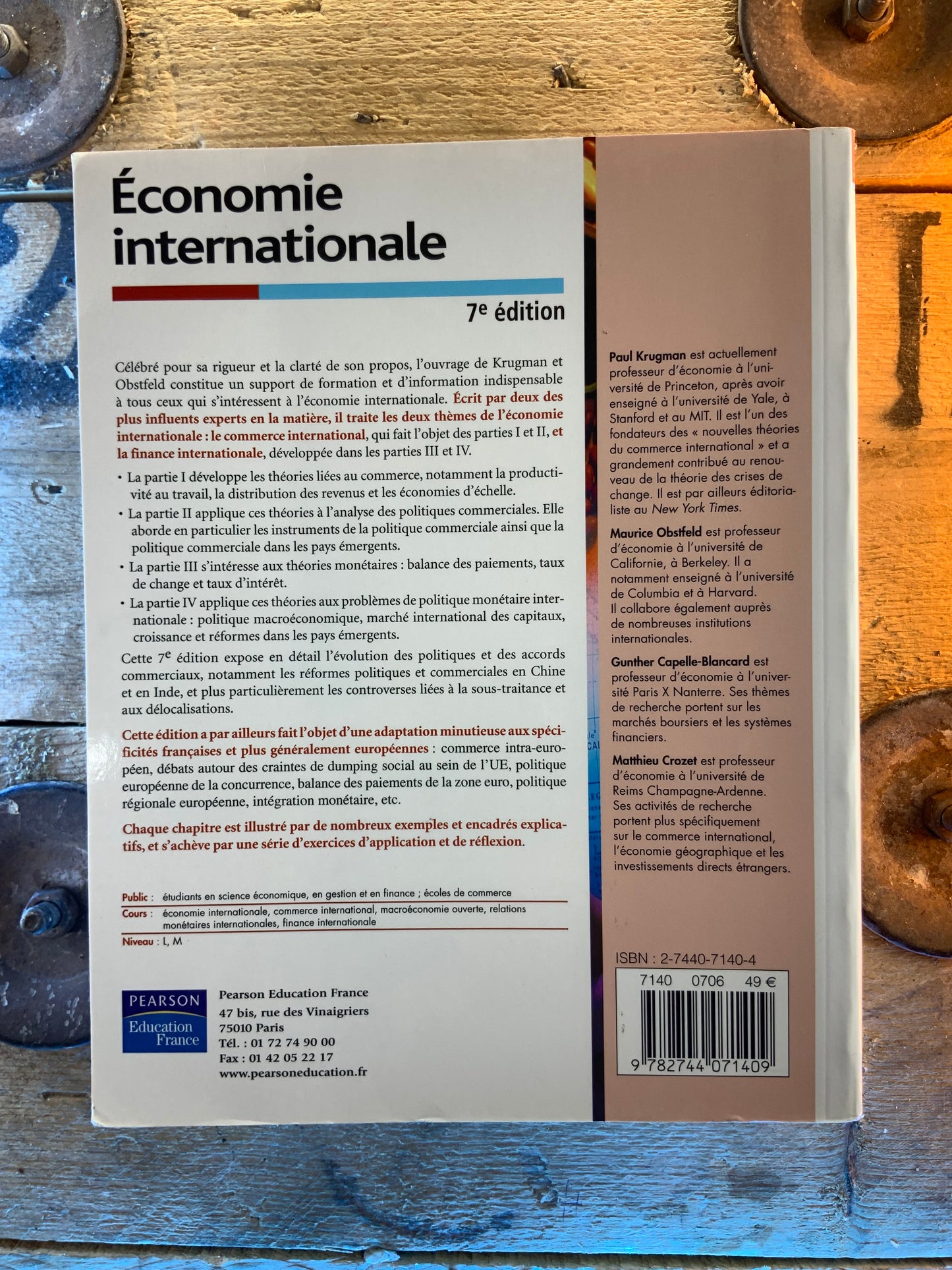 Économie internationale - Paul Krugman et Maurice Obstfeld