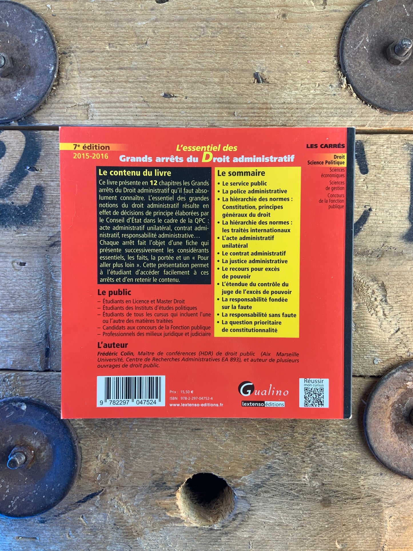 L’essentiel des Grands arrêts du Droit administratif