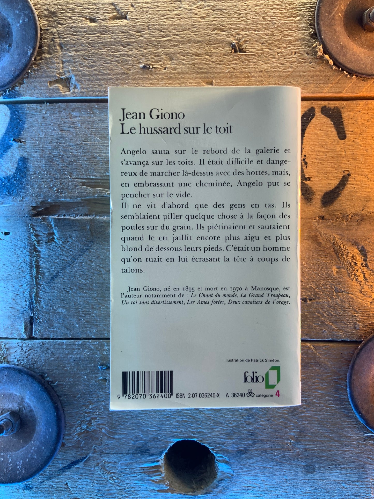 Le hussard sur le toit - Jean Giono