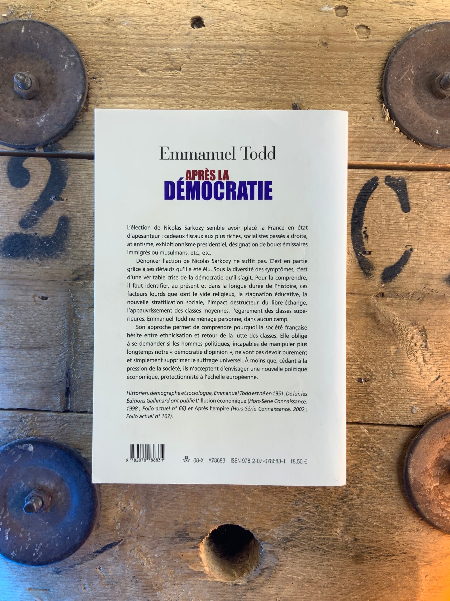 Après la démocratie - Emmanuel Todd