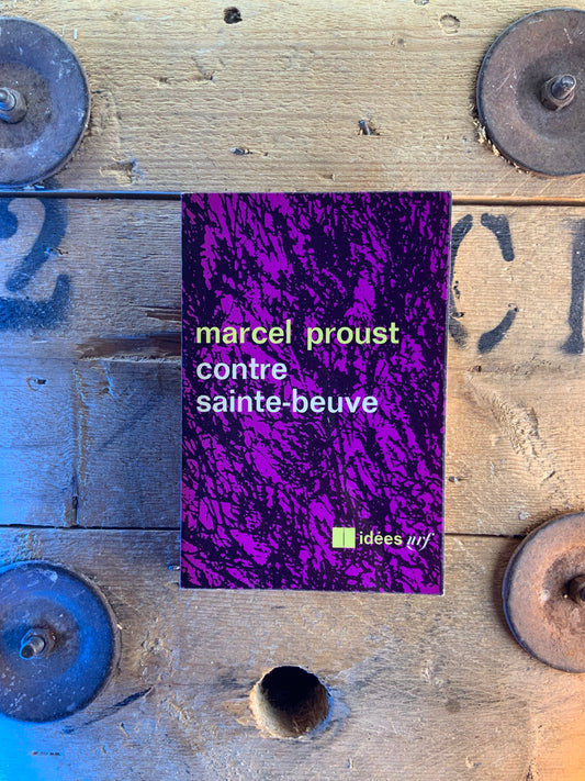 Contre Sainte-Beuve - Marcel Proust