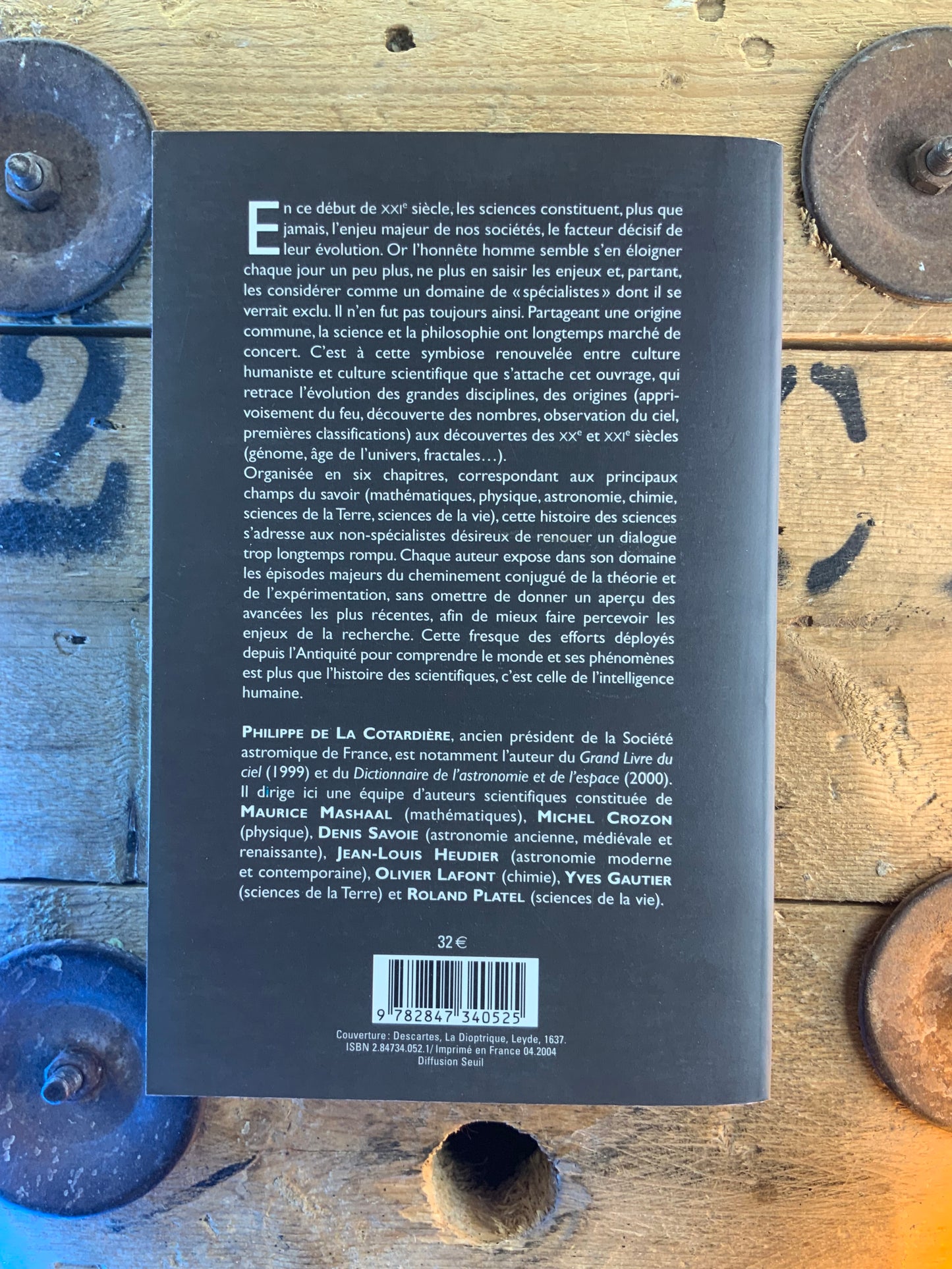 Histoire des sciences : de l’antiquité à nos jours - Philippe De La Cotardière