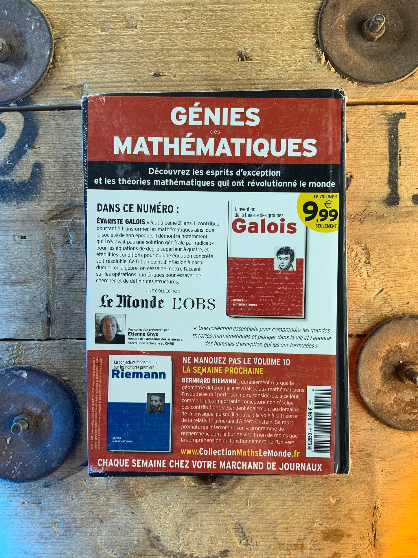 Galois : L’invention de la théorie des groupes [ COLLECTION GÉNIES MATHÉMATIQUES ]