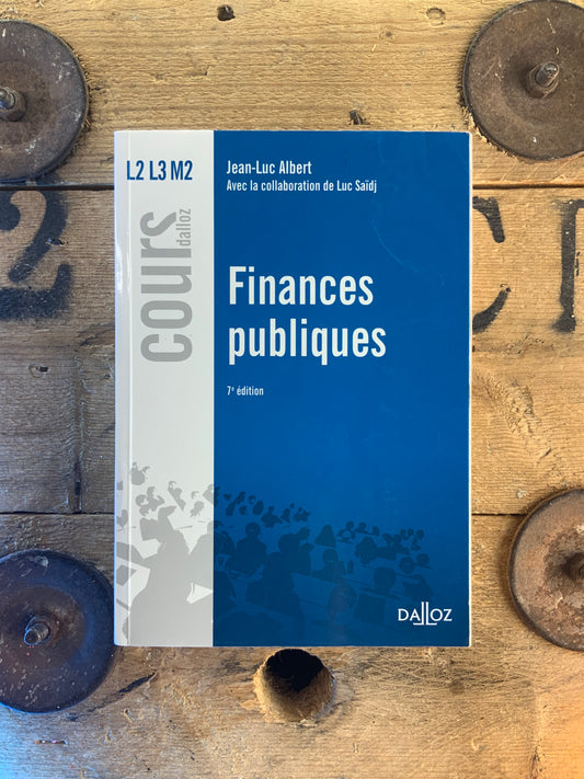 Finances publiques - Jean-Luc Albert