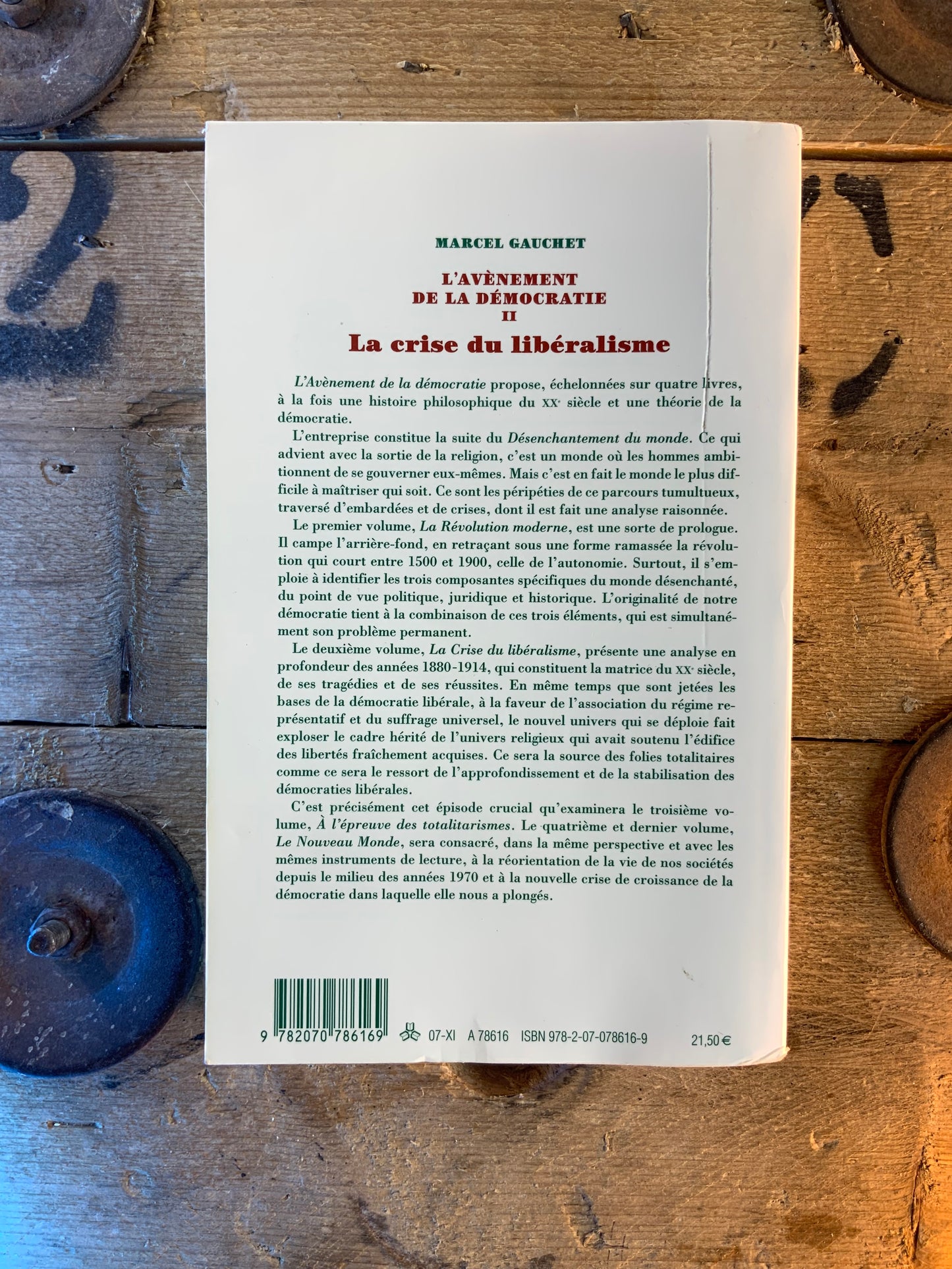 La crise du libéralisme - Marcel Gauchet