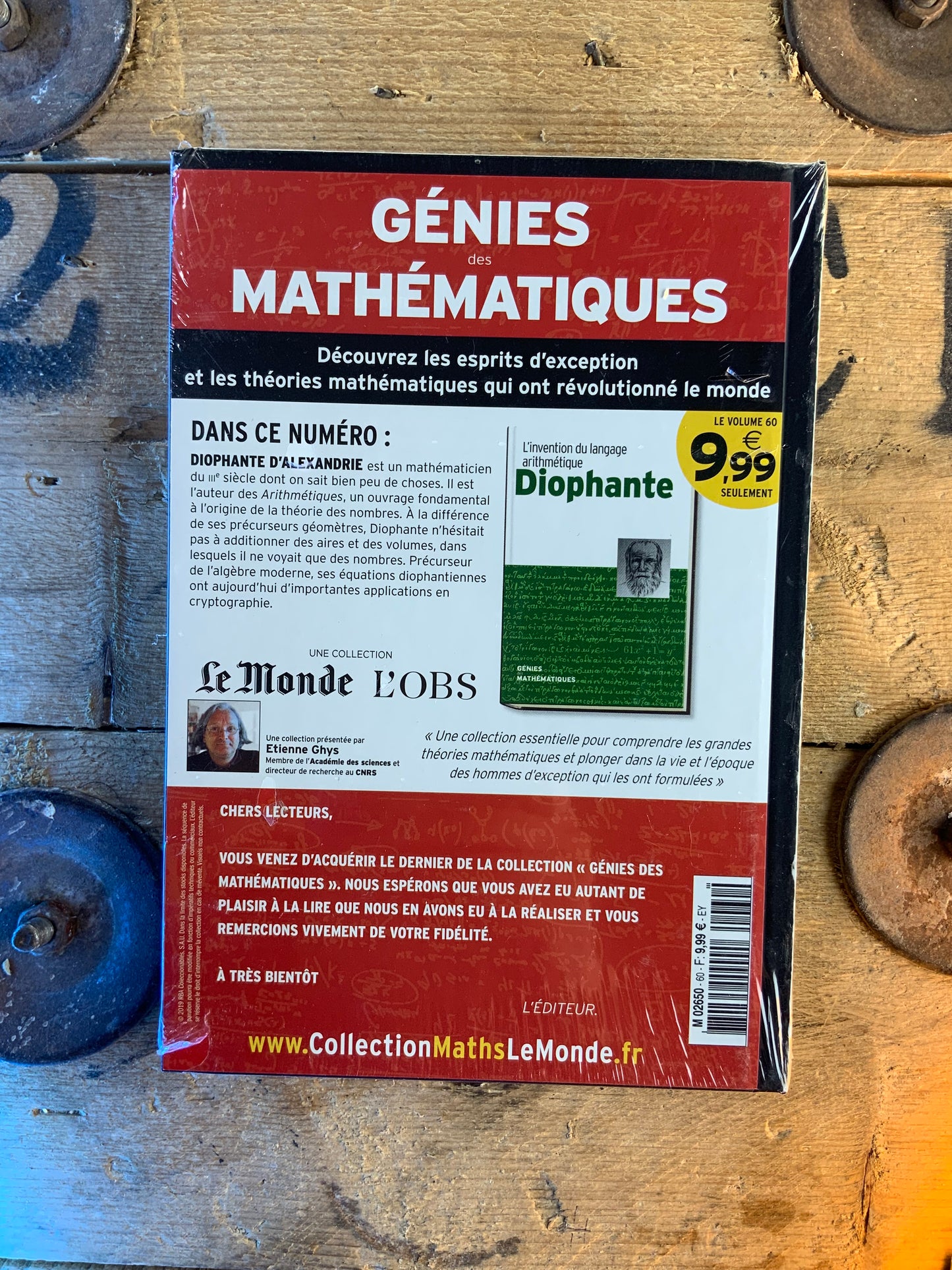 Diophante : L’invention du langage arithmétique [ COLLECTION GÉNIES MATHÉMATIQUES ]